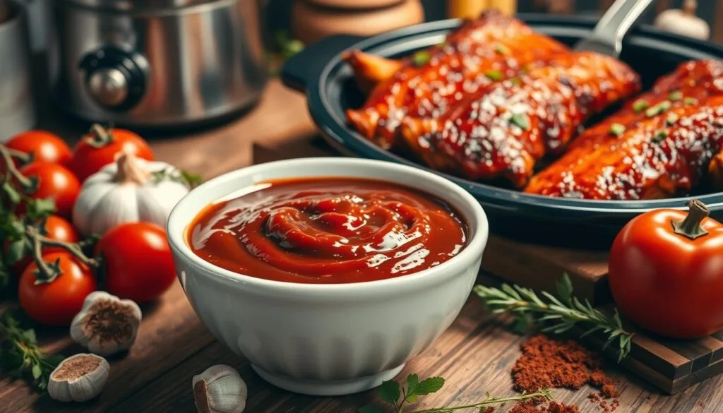 Homemade BBQ Sauce for Beef Ribs in Crock Pot Homemade BBQ Sauce for Beef Ribs in Crock Pot
