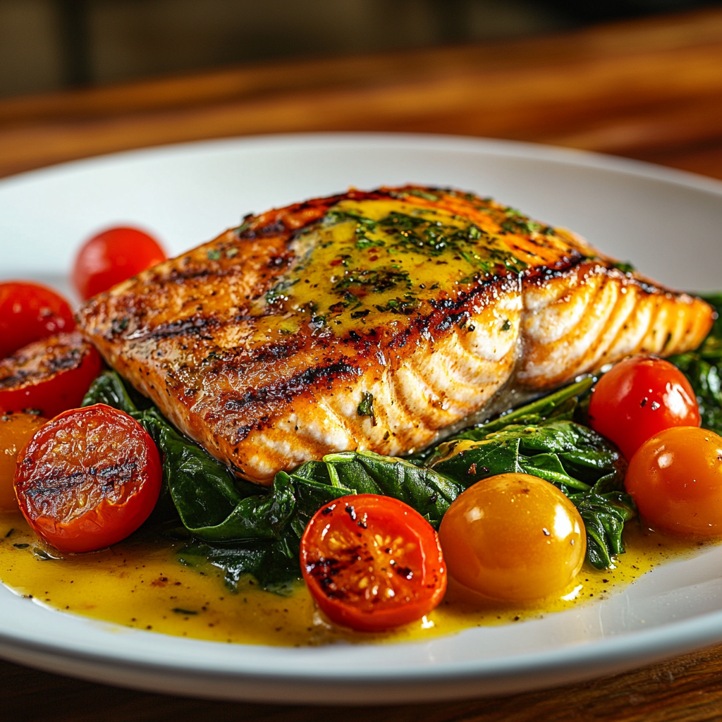 Flavorful Salmon Spinach Recipe: Healthy Dinner in Minutes 1 Flavorful Salmon and Spinach Recipe
