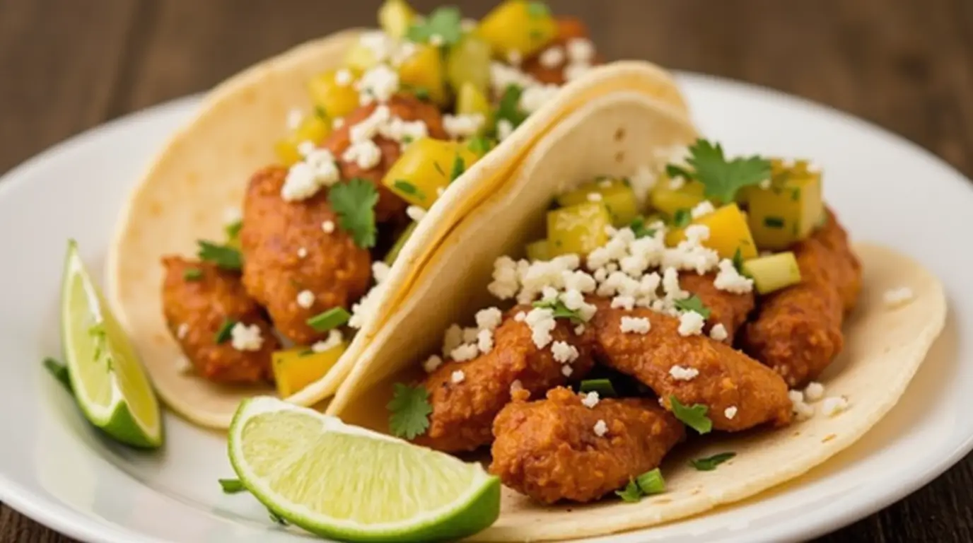 Honey Chipotle Chicken Tacos
