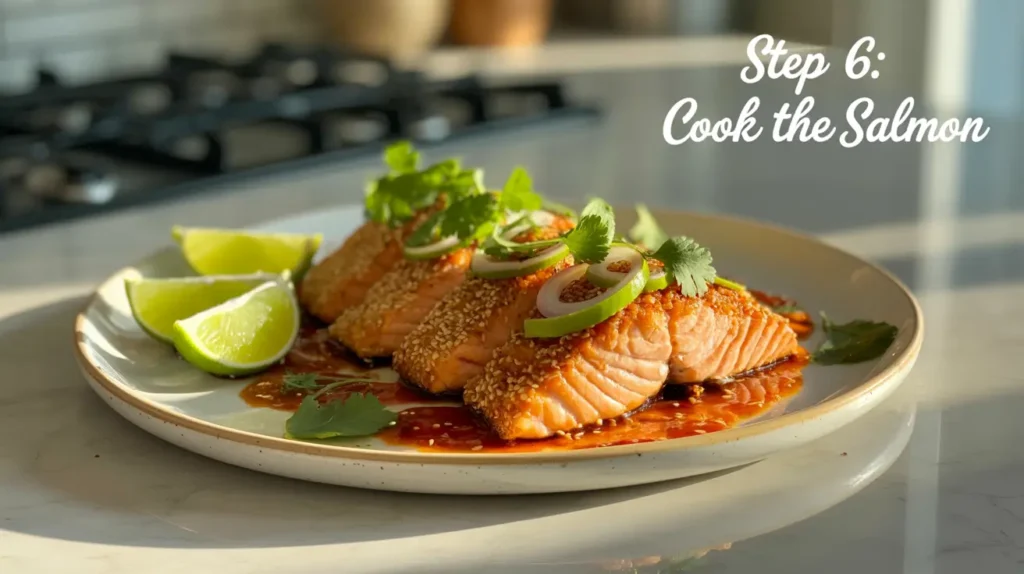 Step-by-Step Bang Bang Salmon recipe
