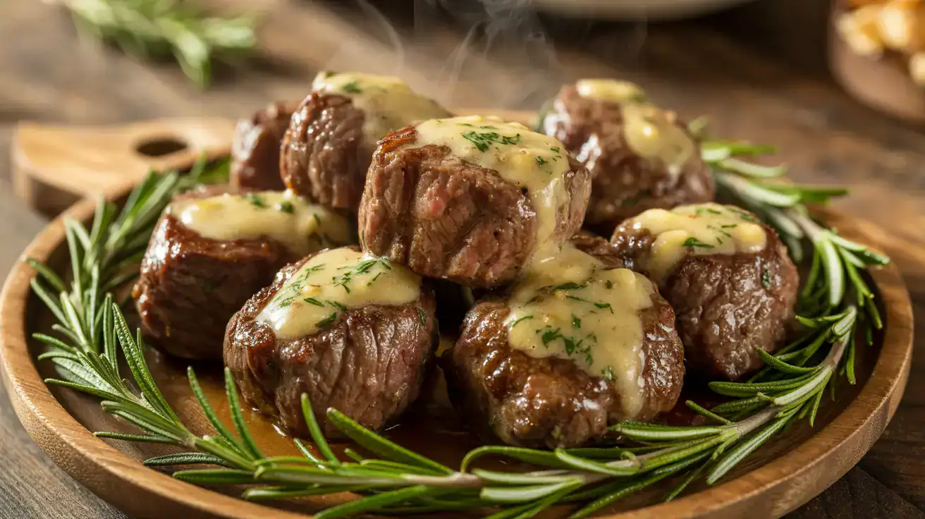 Steak Bites with Garlic Butter