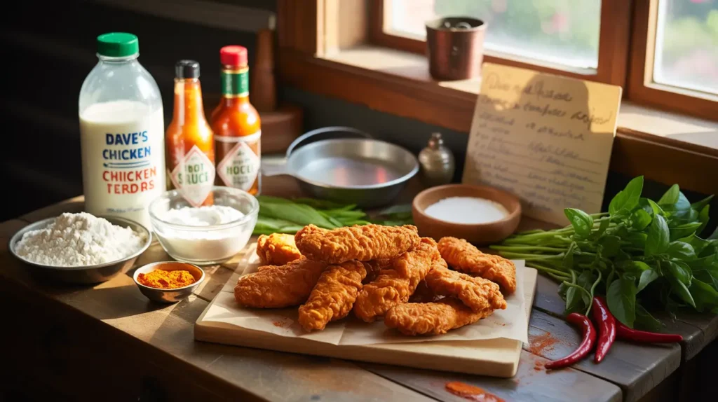 Dave's hot chicken tenders recipe Ingredients.