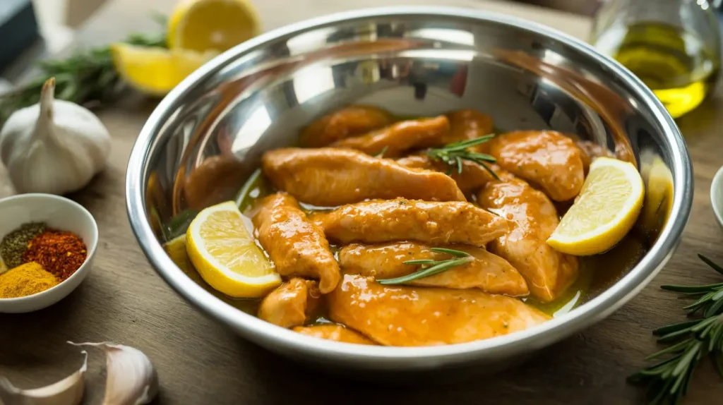 Step-by-Step Instructions chicken shawarma bowl recipe.